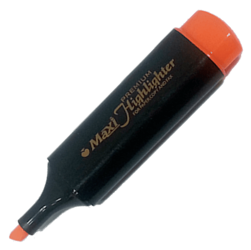 Maxi MX-50 Highlighter - Orange (pkt/10pcs)