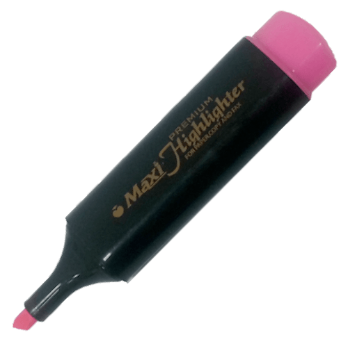 Maxi Highlighter - Pink (pc)