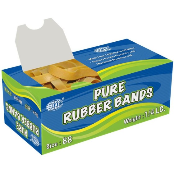 FIS No. 88 Rubber Band 1/4lb - FSRB88 (pkt)