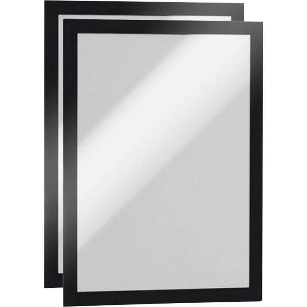 Durable DUMF4872-01 Duraframe Self-Adhesive Magnetic Frame A4 - Black (Pkt/2pc)