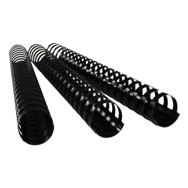Deluxe 17812 A4 12mm Plastic Binding Comb - Black (pkt/100pcs)