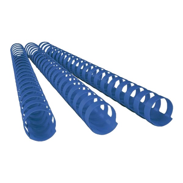 Deluxe 17812 A4 12mm Plastic Binding Comb - Blue (pkt/100pcs)