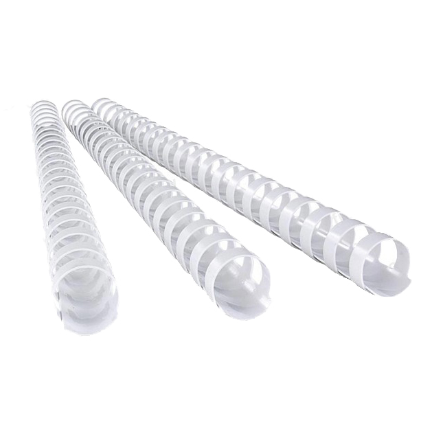 Deluxe 17812 A4 12mm Plastic Binding Comb - White (pkt/100pcs)