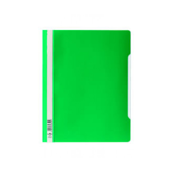 Durable DURG2716-05 Clear View Folder FS - Green (box/100pc)