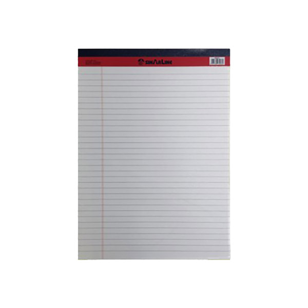 Sinarline Writing Pad 50-sheets A4 - White (pkt/10pcs)