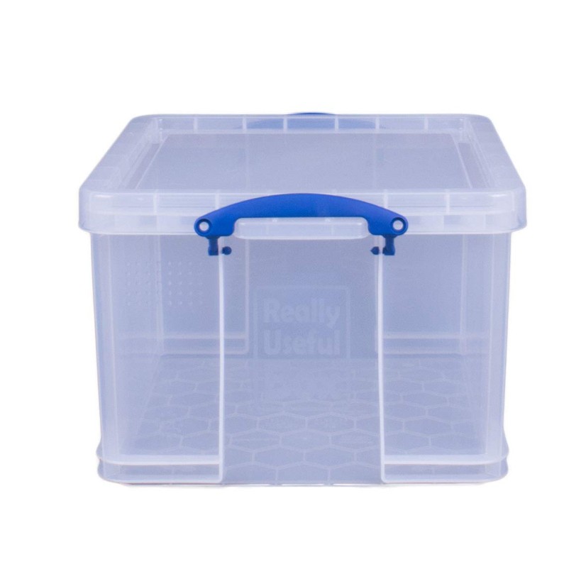 Really Useful Box 42L Plastic Storage Box - Clear (pc)