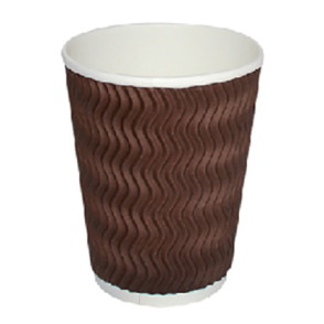 Hotpack PCZZR4 Zig-Zag Ripple Paper Cup - 4oz (pkt/25pcs)