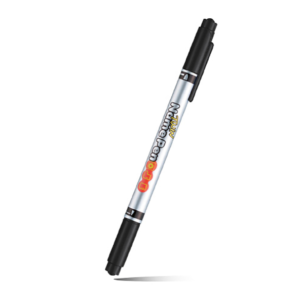 Monami Twin Marker Pen - Black (box/12pcs)