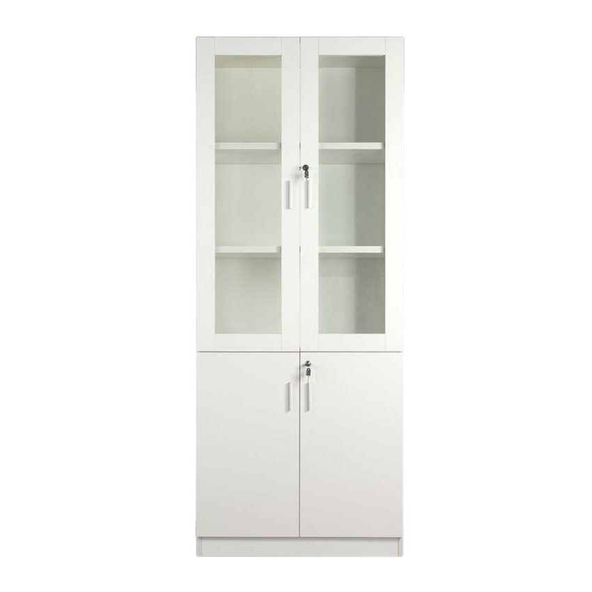 Mahmayi Carre 1123 Full Height Bookshelf - White