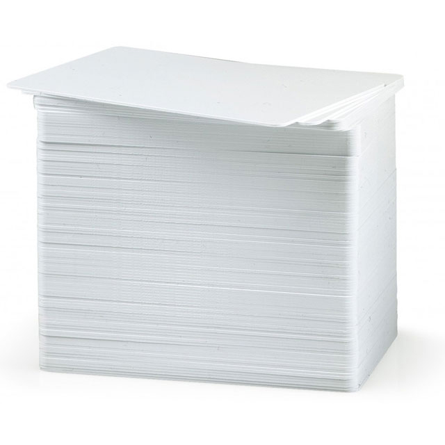 Zebra 104524-111 ID PVC Cards - White (pkt/500pcs)