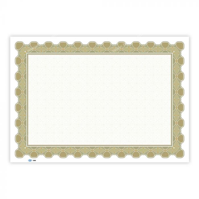 FIS FSCLC003 Plain Design Certificate - A4 (pkt/10s)