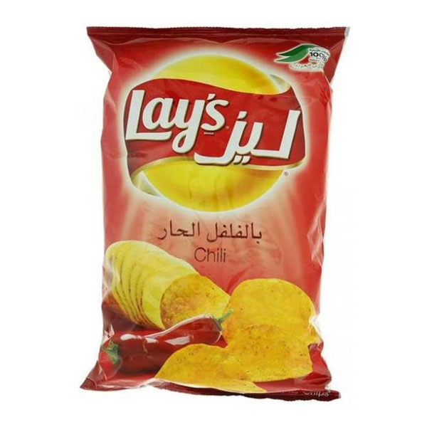 Lays Chili Potato Chips - 170gm