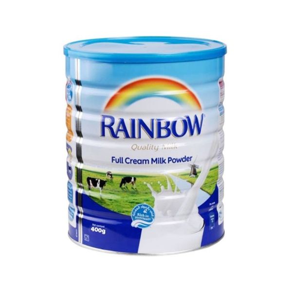 Rainbow Full Cream Milk Powder Tin - 400gm
