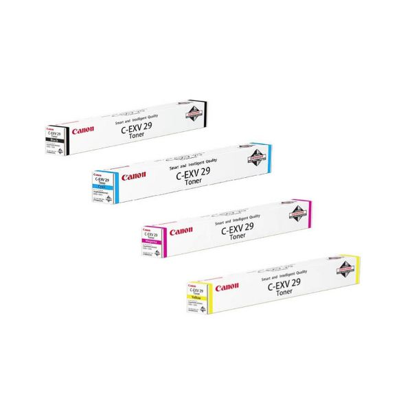 Canon C-EXV 29 Toner Cartridge Set - Black/Cyan/Yellow/Magenta