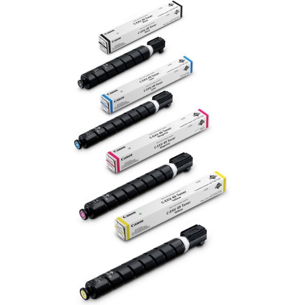 Canon C-EXV 49 Toner Cartridge Set - Black/Cyan/Yellow/Magenta