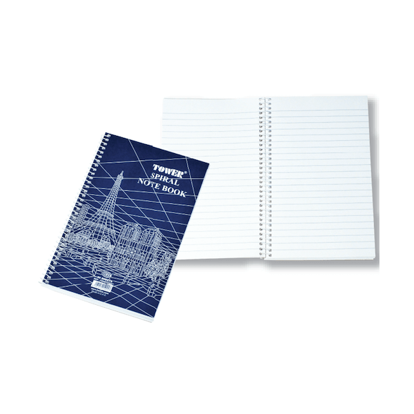 FIS Tower Side Spiral Shorthand Book FSNBTOWER - 205 x 127mm (pkt/10pcs)
