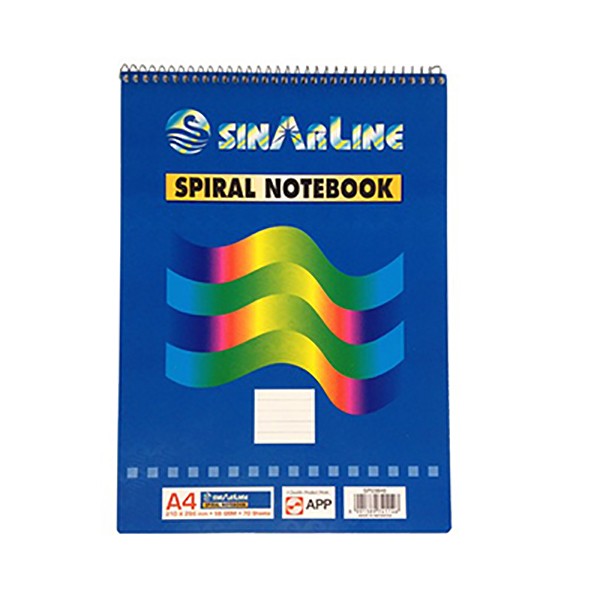 Sinarline Shorthand Pad Top Spiral - A4 (pkt/12pcs)