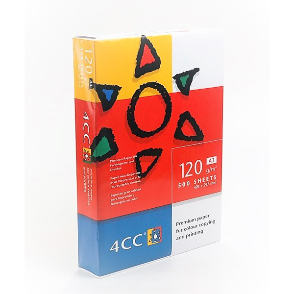 4CC Color Laser Copy Paper A3 120gsm - White (ream/500s)