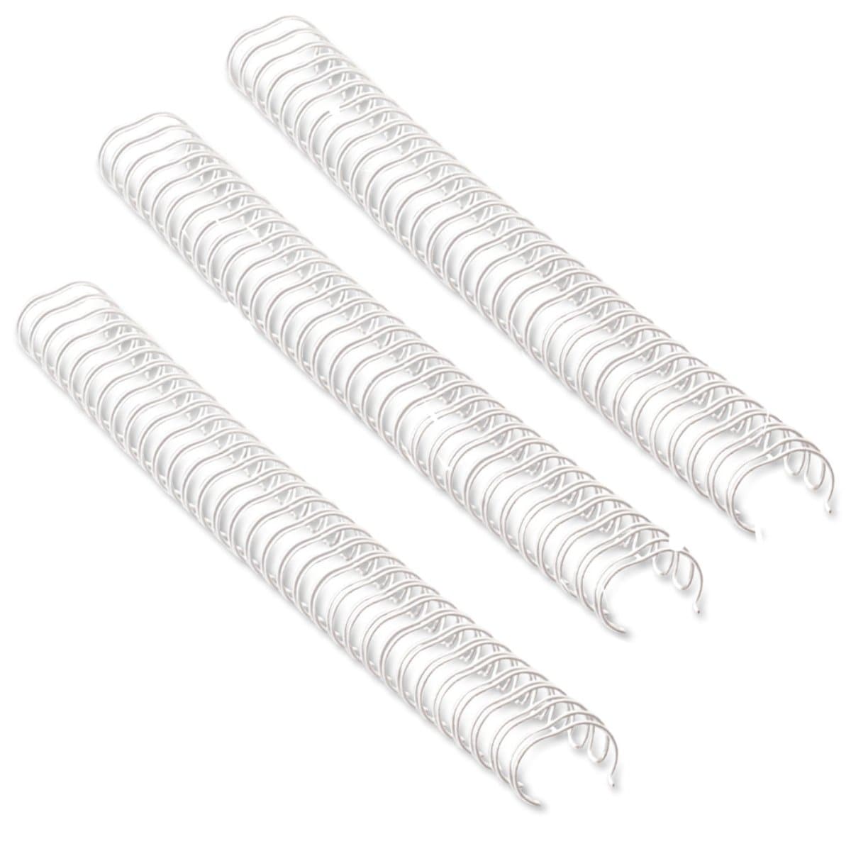Fellowes Wire Binding Ring 3:1 6mm 34 Loops - White (box/100pcs)