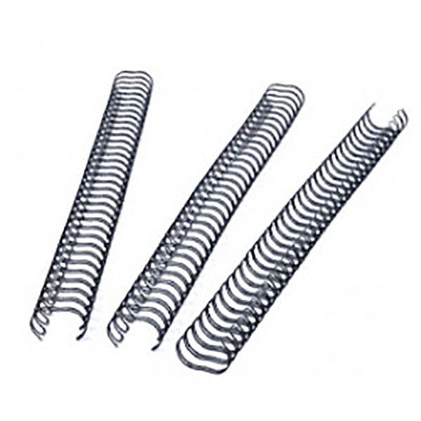 Fellowes Wire Binding Rings 3:1 12mm 34 Loops - Black (box/100pcs)