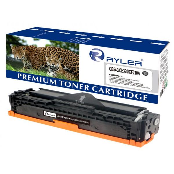 Ryler Compatible HP 125A (CB540A) / 128A (CE320A) / 131A (CF210A)  Canon CRG 716 / CRG 731 Toner Cartridges - Black