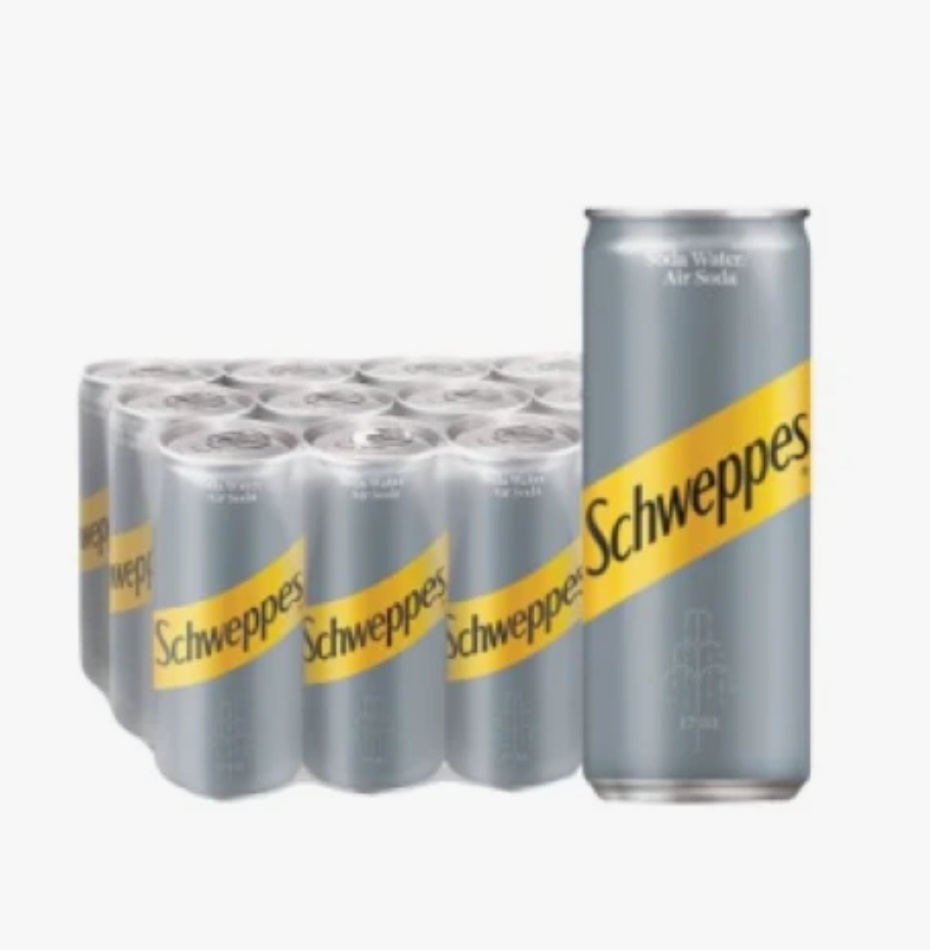 Schweppes Soda Water Original 24x300ml