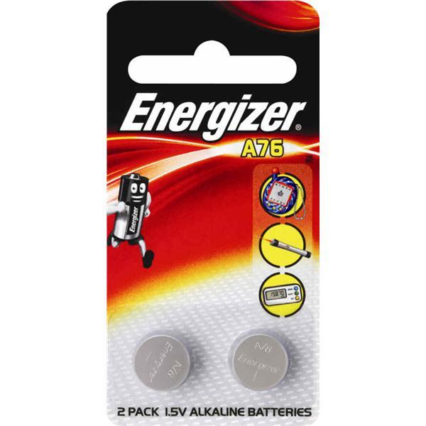 Energizer LR44 A76 1.5V Button Cell Batteries (pkt/2pc)