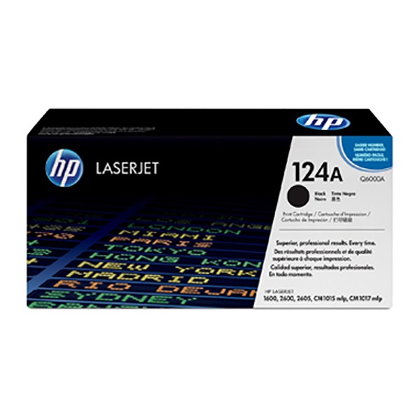 HP 124A Laserjet Toner Cartridge (Q6000A) - Black