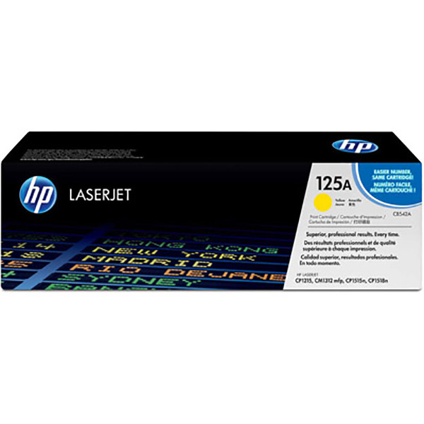 HP 125A (CB542A) Toner Cartridge - Yellow