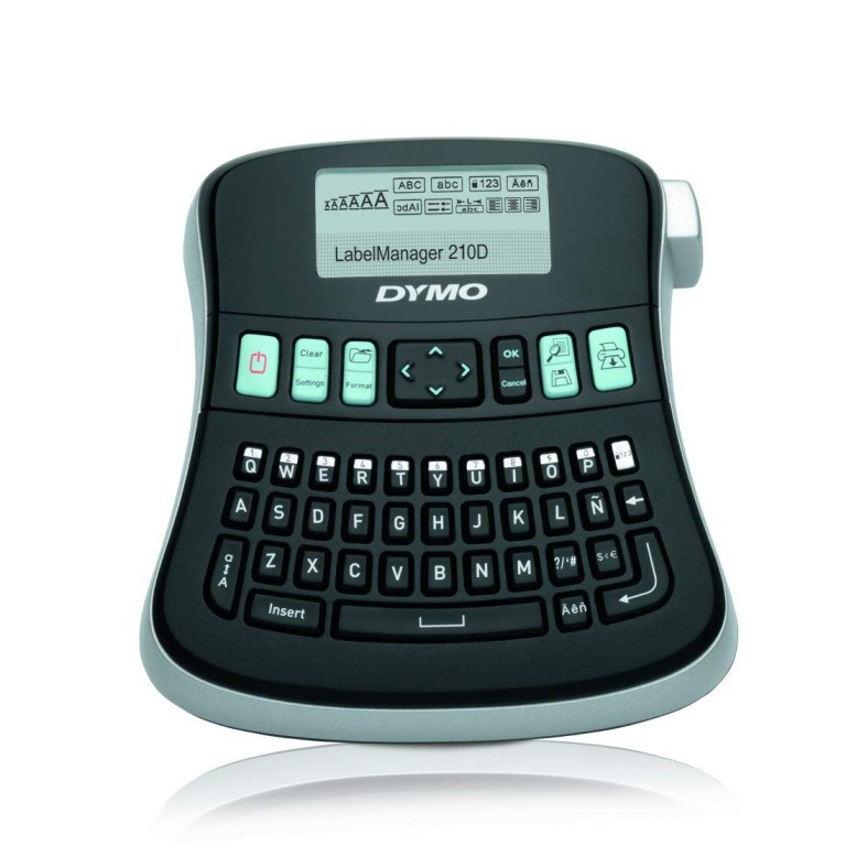 Dymo S2097038 Label Manager 210D Label Maker with Qwerty Keyboard Arabic
